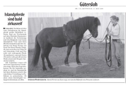 Neue Westflische 13.5.2009